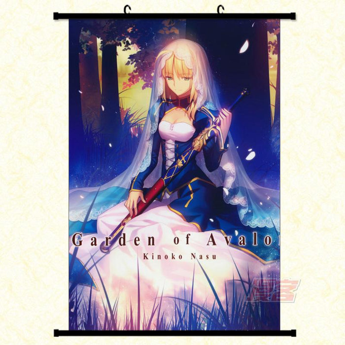 Wall Scroll - Fate Saber