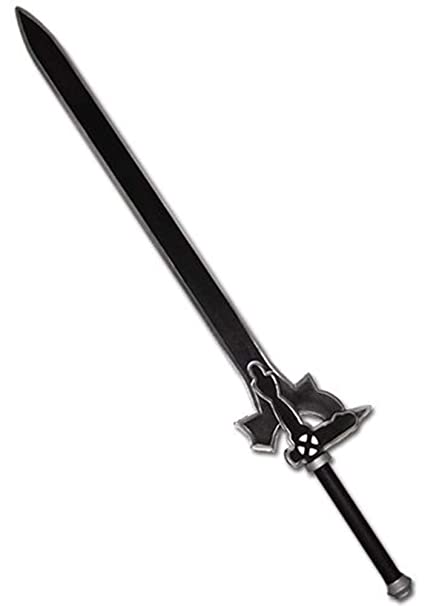 Sword Art Online Black metal Sword Kirito's Elucidator Sword