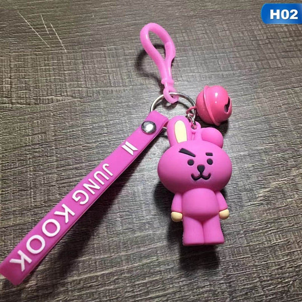 KPOP BTS BANGTAN BOYS KEY CHAINS PENDANT DOLL bt21