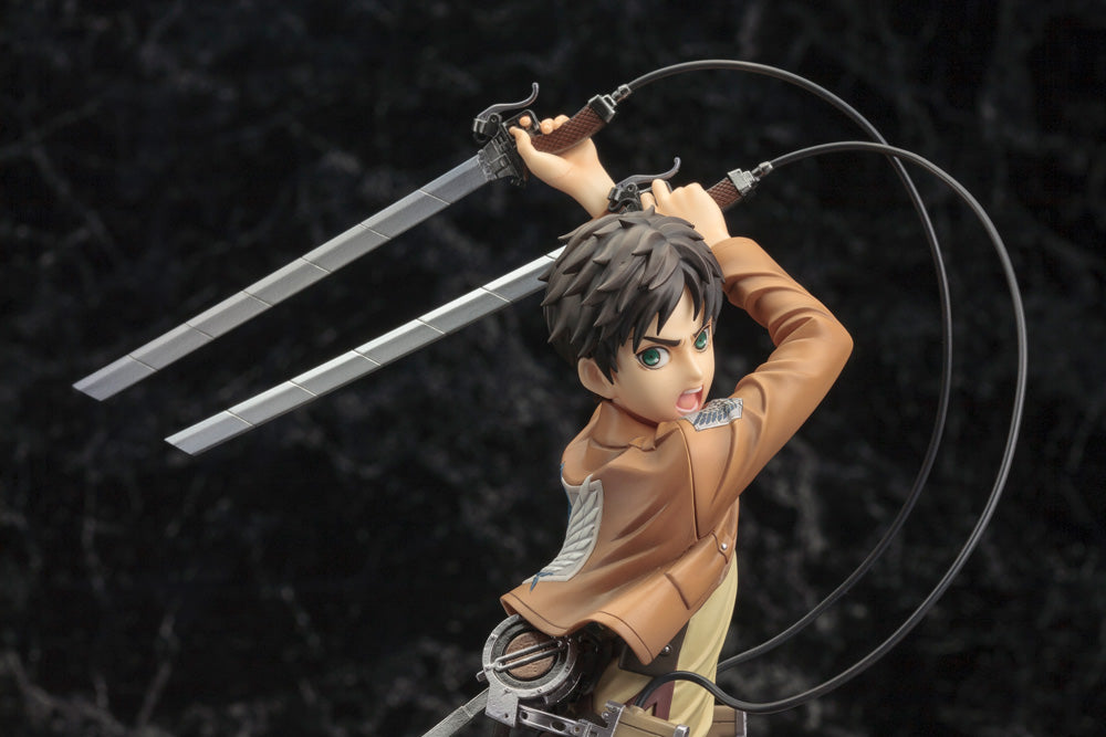 KOTOBUKIYA Attack on Titan ArtFX J Eren Yeager Statue Figure