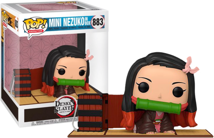 Funko Pop Demon Slayer 883 Mini Nezuko In A Box Pop! Dlx RS Figure