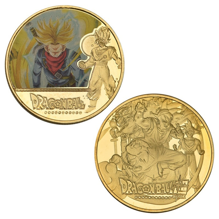 Dragon Ball Z Super Gold Plated Commemorative Coins