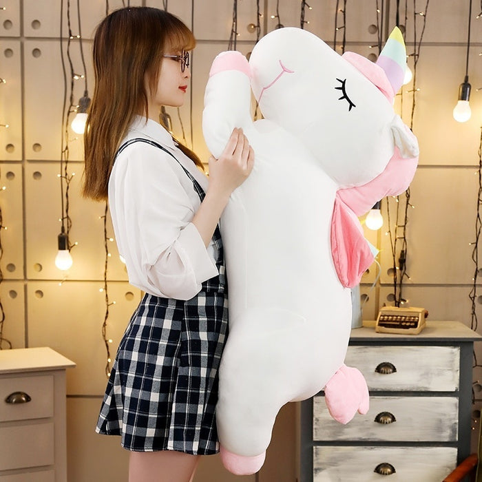 Cute Soft Unicorn Plush Toys 50cm 60cm 80cm