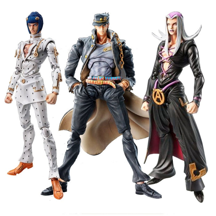 JoJo's Bizarre Adventure Bruno Bucciarati Leone Abbacchio Kujo Jotaro Movable Action Figure