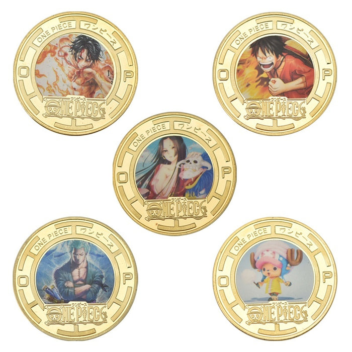 One Piece Gold Plated Coins