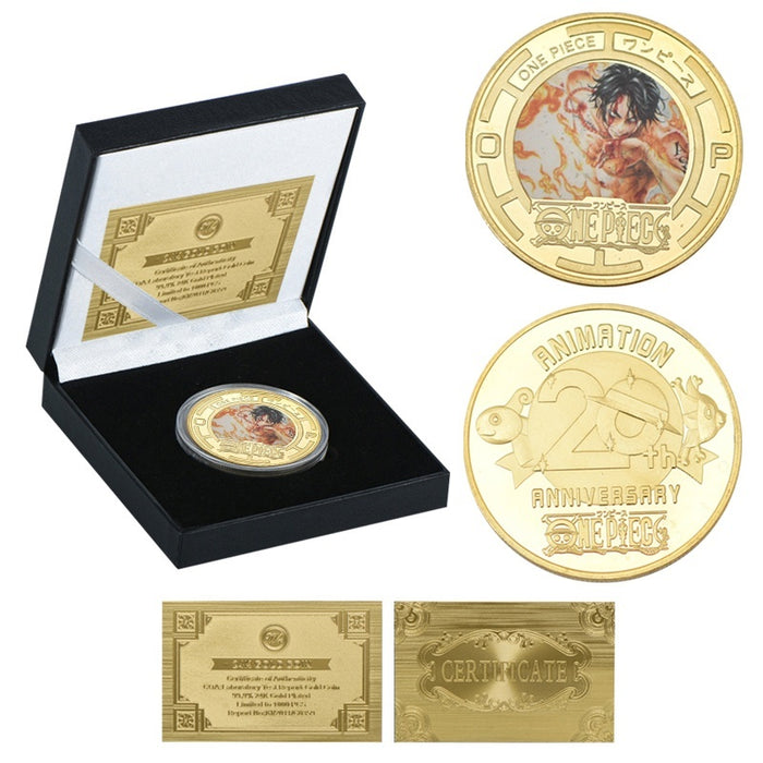 One Piece Gold Plated Coins