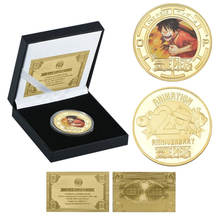 One Piece Gold Plated Coins