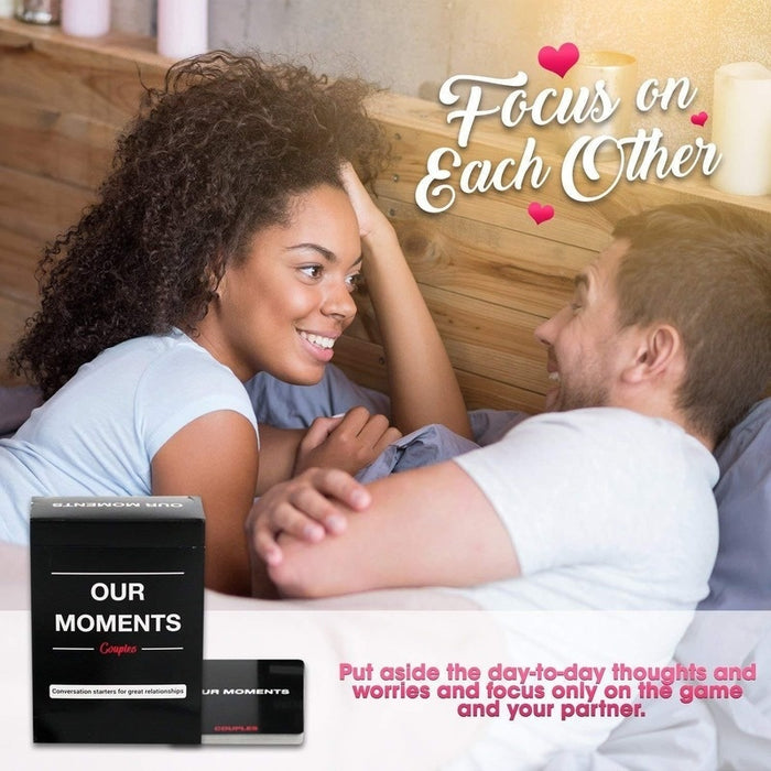 OUR MOMENTS Couples or Kids Conversation Starters for Great Relationships Board Game