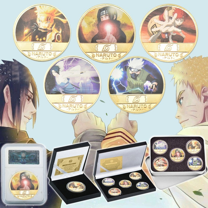 Naruto 20th Anniversary Gold Commemorative Coins