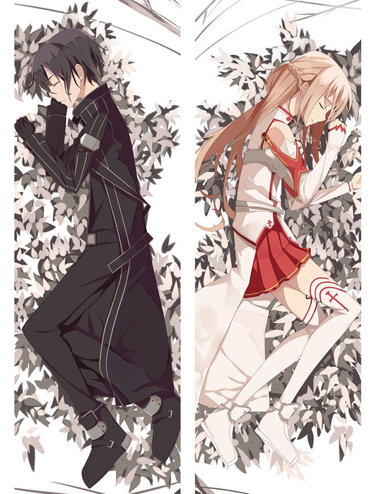 Sword Art Online Asuna & Kirito Dakimakura Hugging Peach Skin Body Pillow (S24)