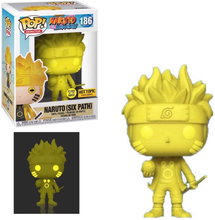 Funko Pop Naruto - Naruto (Six Path) GW Pop! Glows in the Dark Special Edition Figure