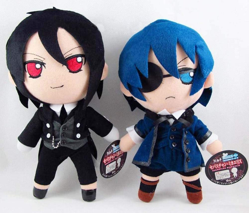 Black Butler Plush Toy Kuroshitsuji Sebastian Michaelis/Ciel Phantomhive Plush Doll