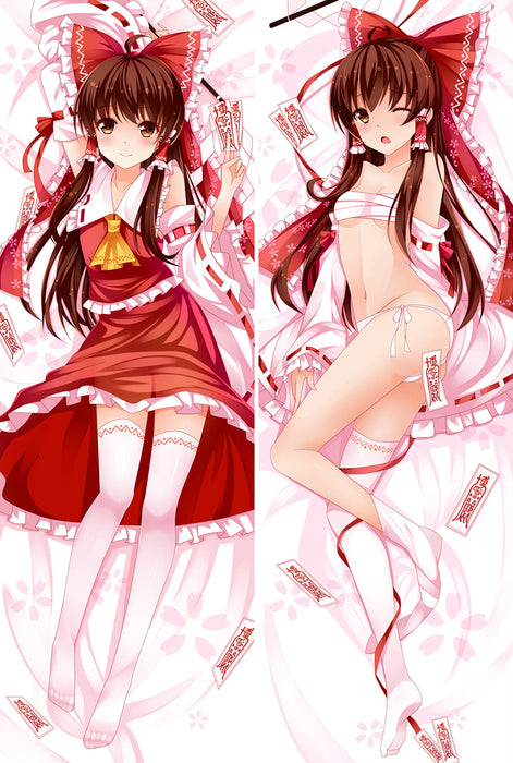 Touhou Project Reimu Dakimakura Hugging Peach Skin Body Pillow (T50)