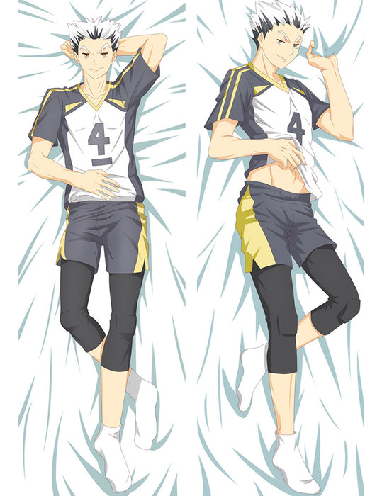 Haikyu!! Kotaro Bokuto Dakimakura Hugging Peach Skin Body Pillow (H6)