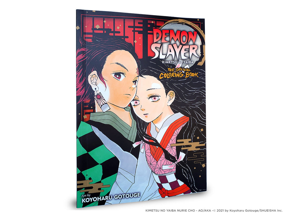 Demon Slayer: Kimetsu no Yaiba: The Official Coloring Manga Book