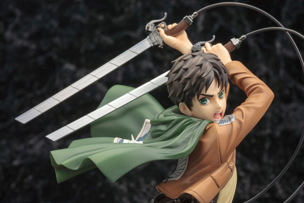 KOTOBUKIYA Attack on Titan ArtFX J Eren Yeager Statue Figure