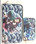 Demon Slayer - Long zipper Anime wallet