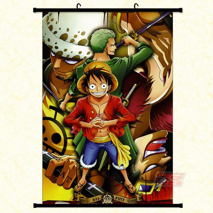 Premium Wall Scroll - One Piece Luffy & Zoro