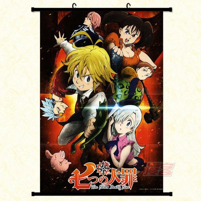 Wall Scroll - Seven Deadly Sins