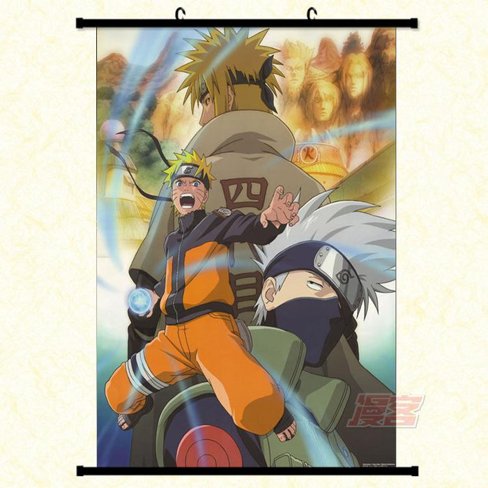 Wall Scroll - Naruto Naruto/Kakashi/Minato