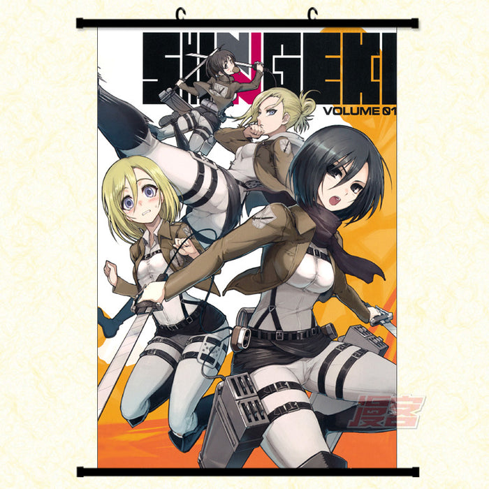 Wall Scroll – Attack On Titan Mikasa