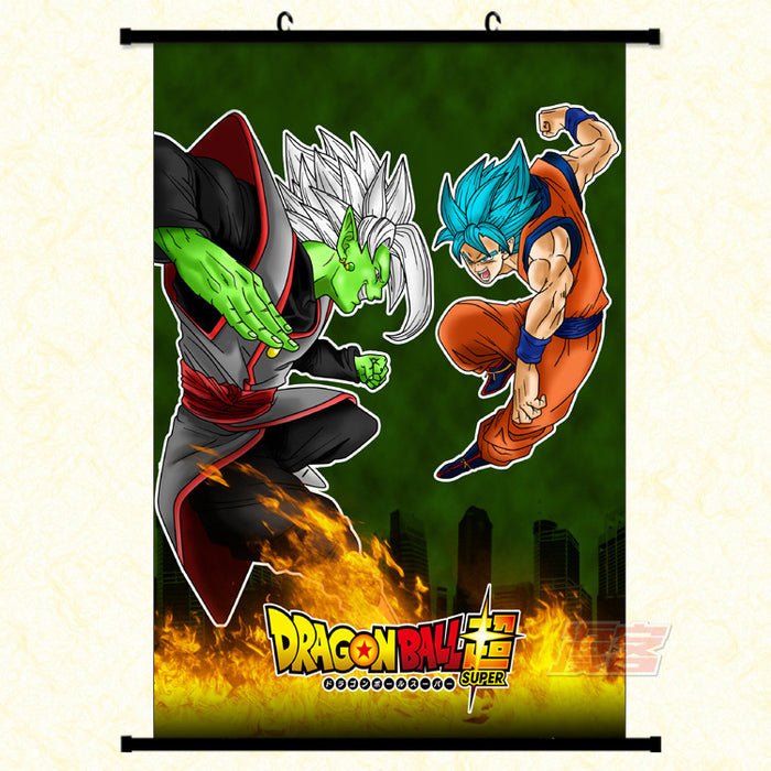 Wall Scroll - Dragon Ball Zamasu & Goku