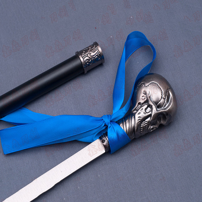 Weapon Metal Sword - Skull Walking Stick for Ciel Black Butler Kuroshitsuji 460b