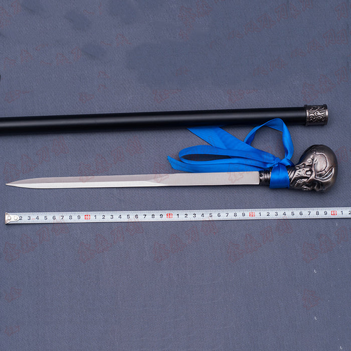 Weapon Metal Sword - Skull Walking Stick for Ciel Black Butler Kuroshitsuji 460b