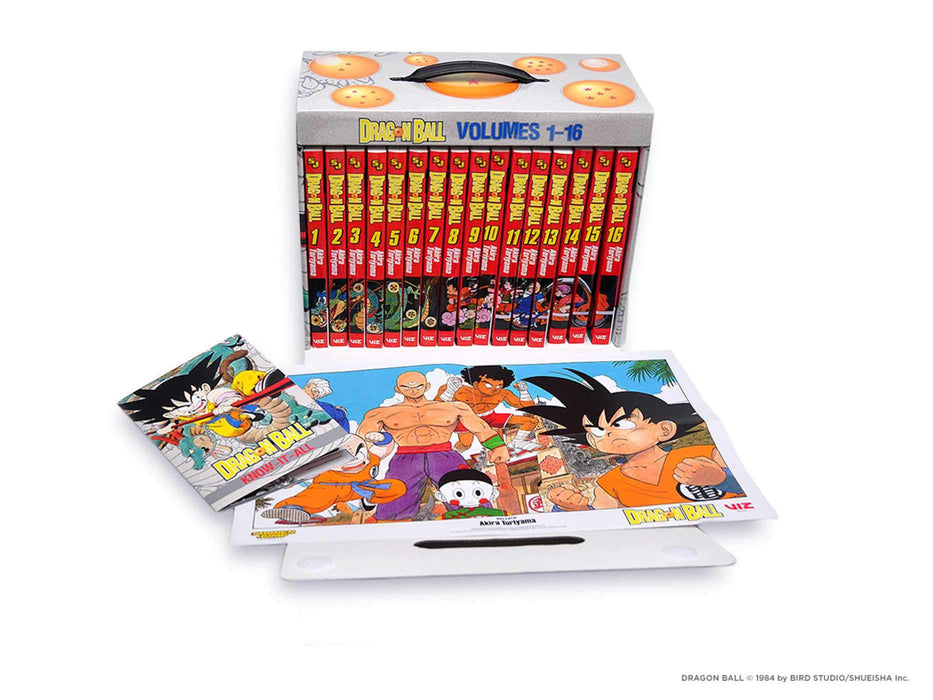 MANGA BOOK SET Dragon Ball Complete Box Set: Vols. 1-16 with premium Paperback