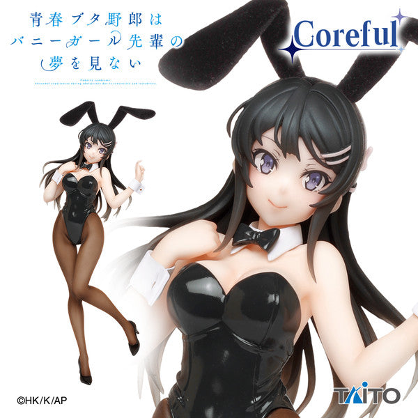 Seishun Buta yaro series Taito  Mai Sakurajima～bunny ver.～ Coreful figure