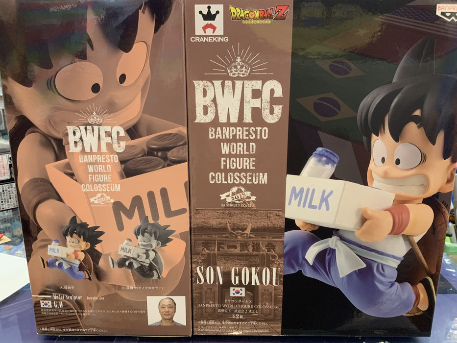 BWCF Dragon Ball Son Gokou Milk Prize Figure