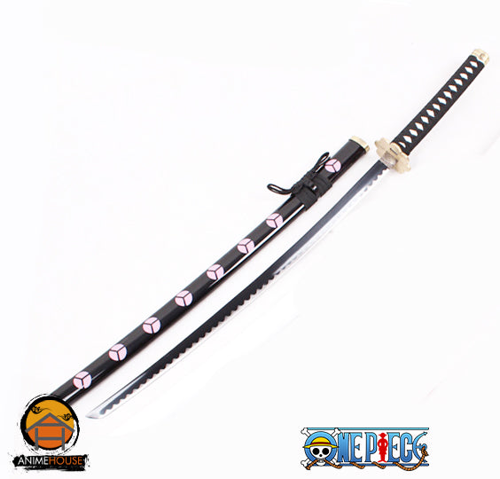 One Piece Roronoa Zoro - Shusui Carbon Steel Metal Sword