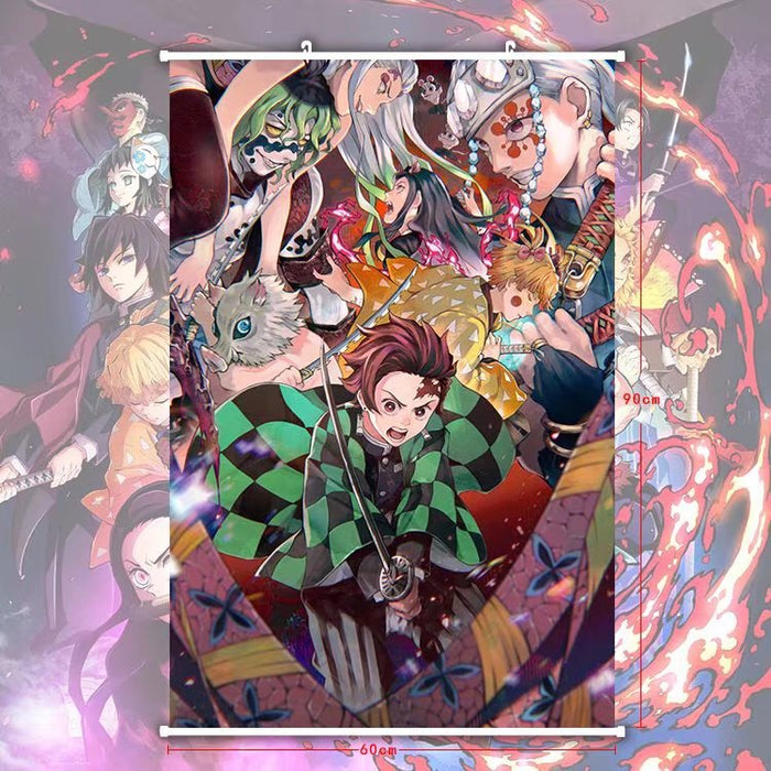 PREMIUM WALL SCROLL - DEMON SLAYER