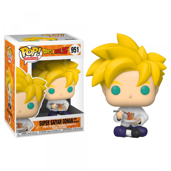 Funko Pop Dragon Ball Z 951 SS Gohan w/Noodles Pop! Figure