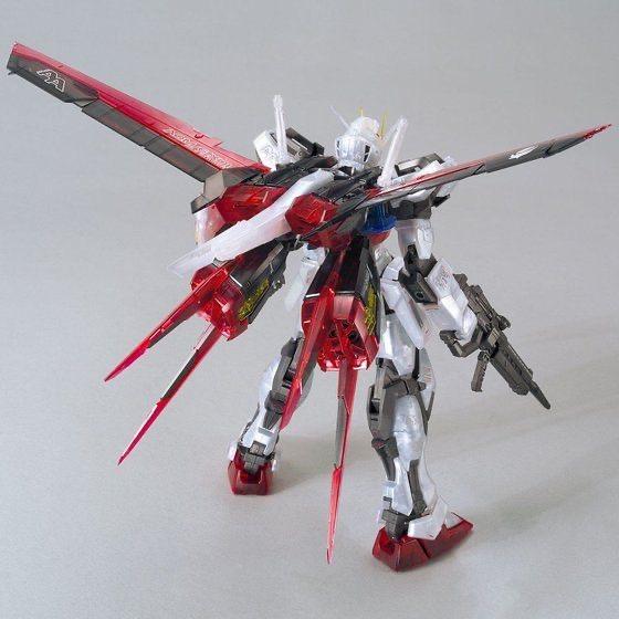 PRE-ORDER MG 1/100 The Gundam Base Limited Aile Strike Gundam Ver.RM Clear Color Plastic Model Limited 186267