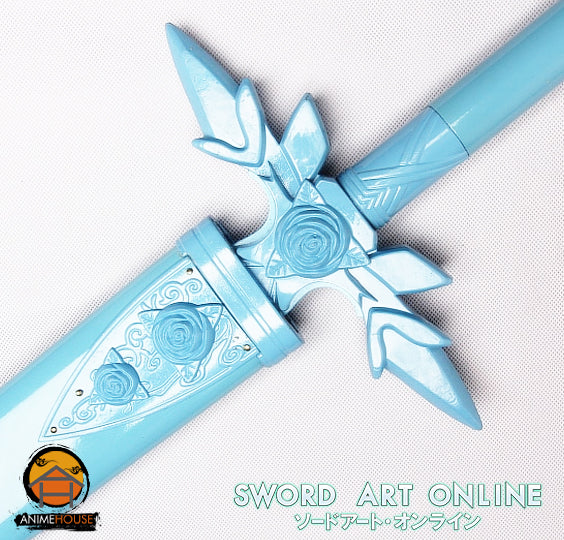 Metal Sword - Sword Art Online Alicization Kirito and Eugeo Blue Rose Sword Light Blue