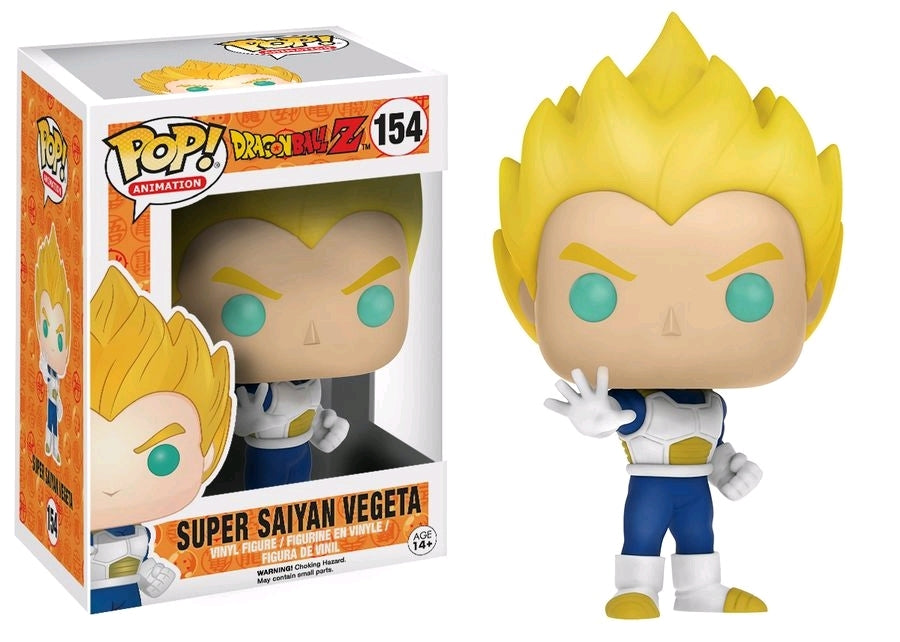 Funko Pop Dragon Ball Z - Vegeta SS (Blue & White) Pop! Figure