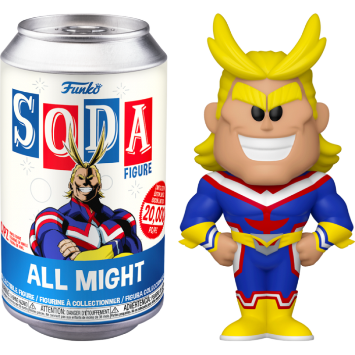 Funko Pop My Hero Acadmia All Might Vinyl Soda Figure Limited