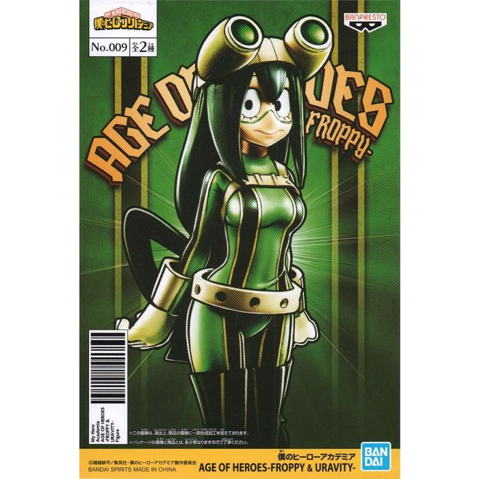 MY HERO ACADEMIA - Tsuyu Asui Froppy Age Of Heroes Banpresto Figure