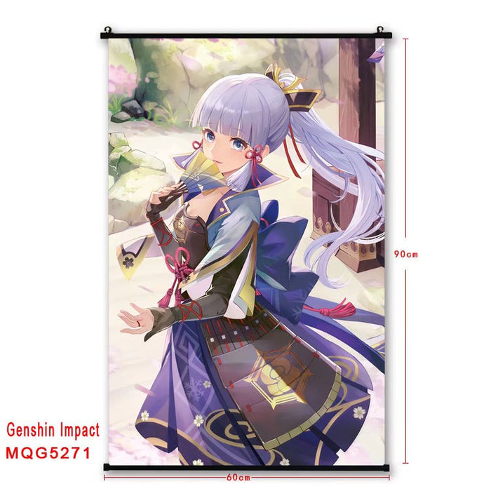 PREMIUM WALL SCROLL - Genshin Impact Kamisato Ayaka