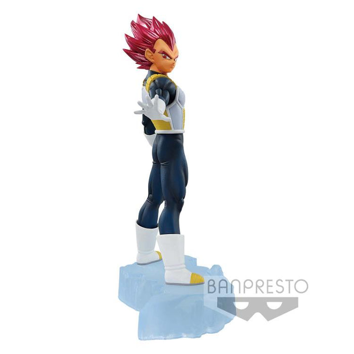 BANDAI BANPRESTO Dragon Ball Z Dokkan Battle Collab 7th Anniversary 2022 Vol.2 Super Saiyan God Vegeta Figure