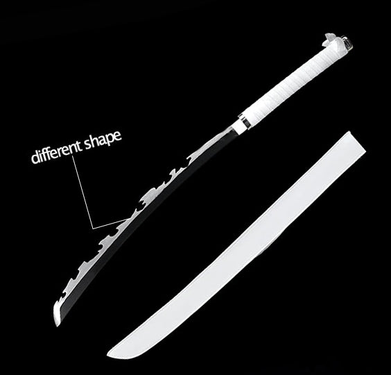 Metal Sword Demon Slayer - Inosuke Hashibira Grey Nichirin Katana 1 Piece