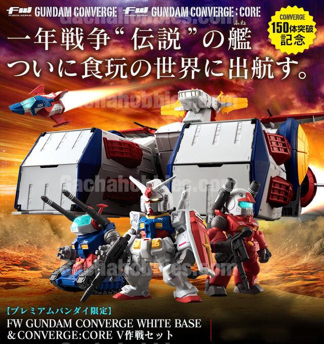 PRE-ORDER FW Gundam Converge White Base & Converge: Core Operation V Set Limited Edition