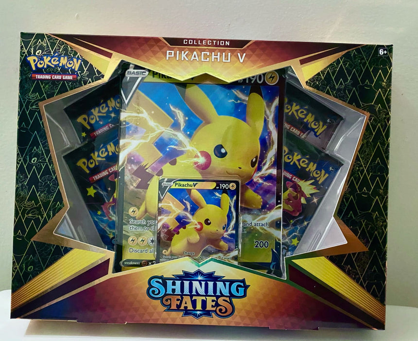 Pokémon TCG Shining Fates Pikachu V Box Trading Card