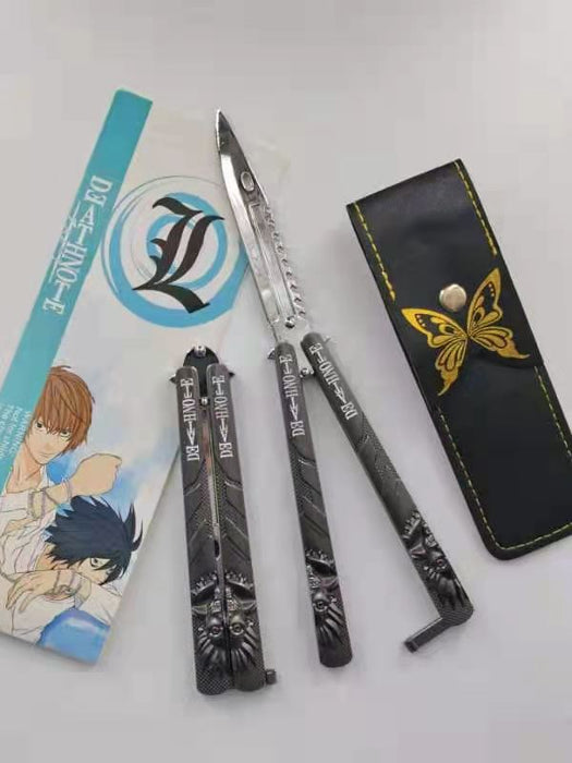 Death Note Anime Butterfly Knife (Blunt Blade - Non sharp).