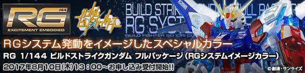 RG 1/144 Build Strike Gundam Full Package RG System Image Colour Limited