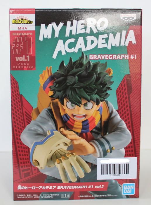 BANDAI BANPRESTO My Hero Academia Bravegraph #1 Vol.1 Izuku Midoriya FIGURE