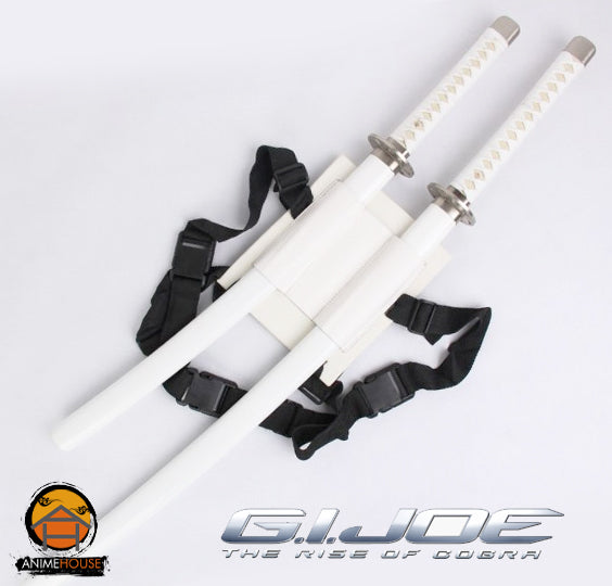 metal sword g.i.joe: the rise of cobra white ninja swords 422