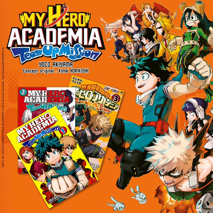 My Hero Academia: Team-Up Missions Manga Book