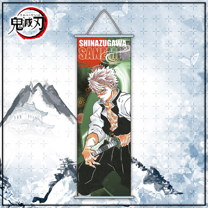 Mini Wall Scroll - Demon Slayer Sanemi